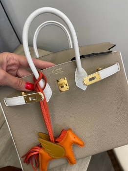 Сумка женская  Birkin , 25, Togo, GHW Hermes Артикул BMS-133328. Вид 2