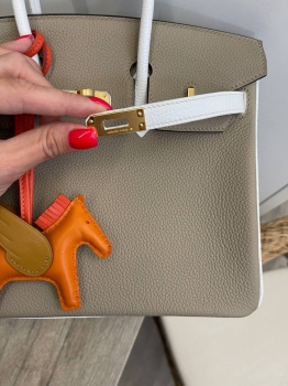 Сумка женская  Birkin , 25, Togo, GHW Hermes Артикул BMS-133328. Вид 3