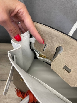 Сумка женская  Birkin , 25, Togo, GHW Hermes Артикул BMS-133328. Вид 5