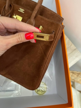Сумка женская  Birkin , 25 GHW Hermes Артикул BMS-133337. Вид 4