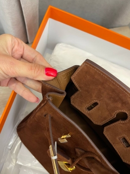 Сумка женская  Birkin , 25 GHW Hermes Артикул BMS-133337. Вид 6
