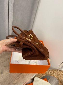 Сумка женская  Birkin , 25 GHW Hermes Артикул BMS-133337. Вид 9