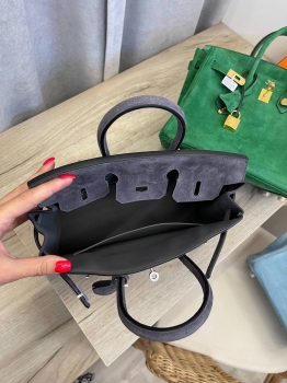 Сумка женская Birkin , 25 PHW Hermes Артикул BMS-133363. Вид 3