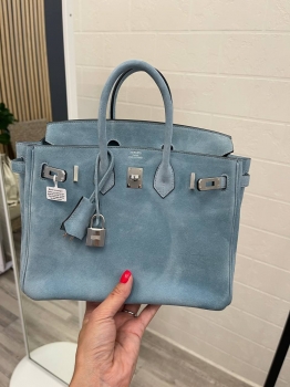 Сумка женская Birkin , 25 PHW Hermes Артикул BMS-133360. Вид 1