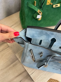 Сумка женская Birkin , 25 PHW Hermes Артикул BMS-133360. Вид 3