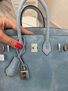 Сумка женская Birkin , 25 PHW Hermes Артикул BMS-133360. Вид 5