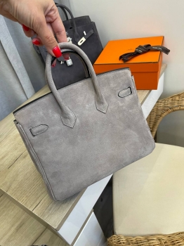 Сумка женская Birkin , 25 PHW Hermes Артикул BMS-133361. Вид 4