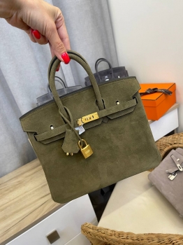 Сумка женская Birkin , 25 PHW Hermes Артикул BMS-133359. Вид 1