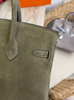 Сумка женская Birkin , 25 PHW Hermes Артикул BMS-133359. Вид 8