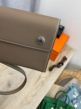 Сумка женская Hermesnap Wallet Epsom leather, PHW Hermes Артикул BMS-133365. Вид 3