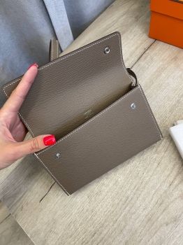 Сумка женская Hermesnap Wallet Epsom leather, PHW Hermes Артикул BMS-133365. Вид 7