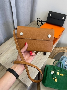 Сумка женская Hermesnap Wallet Epsom leather, PHW Hermes Артикул BMS-133366. Вид 1