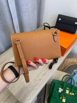 Сумка женская Hermesnap Wallet Epsom leather, PHW Hermes Артикул BMS-133366. Вид 3