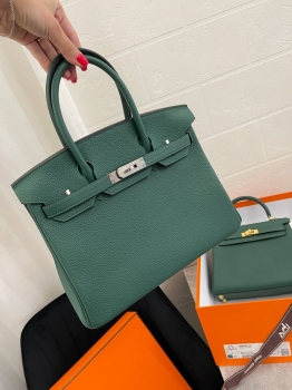 Сумка женская  Birkin 30, Togo, PHW Hermes Артикул BMS-133628. Вид 1