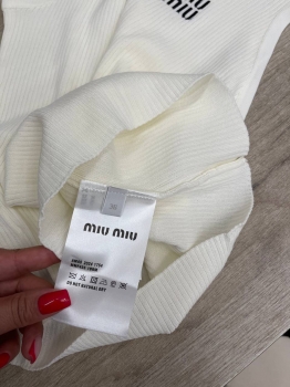 Майка Miu Miu Артикул BMS-133775. Вид 2