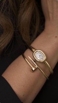Часы Cartier BAIGNOIRE р-р16 Cartier Артикул BMS-133816. Вид 3