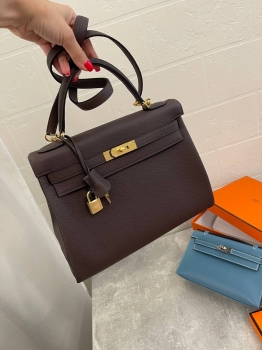  Сумка женская Kelly, 32 GHW Hermes Артикул BMS-133908. Вид 1