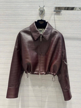 Кожаная куртка  Fendi Артикул BMS-133943. Вид 2