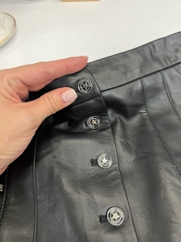 Кожаная юбка  Christian Dior Артикул BMS-133971. Вид 3