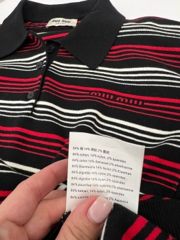 Поло Miu Miu Артикул BMS-133974. Вид 4