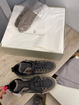 Кеды женские Brunello Cucinelli Артикул BMS-134091. Вид 3