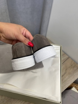 Кеды женские Brunello Cucinelli Артикул BMS-134092. Вид 4