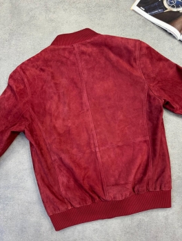 Бомбер из натуральной замши Kiton Артикул BMS-134174. Вид 2