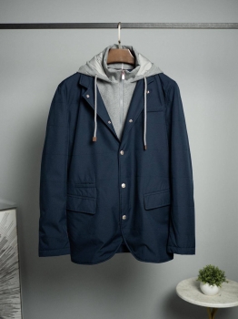 Куртка с подстежкой Brunello Cucinelli Артикул BMS-134252. Вид 1