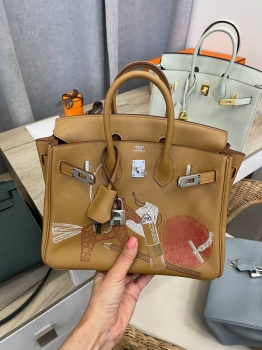 Сумка женская  Birkin 25 Hermes Артикул BMS-134286. Вид 1