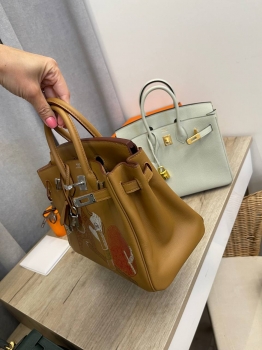 Сумка женская  Birkin 25 Hermes Артикул BMS-134286. Вид 5