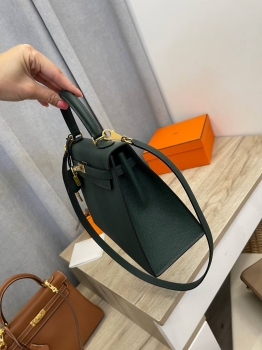 Сумка женская Kelly, 25, PHW Epsom leather Hermes Артикул BMS-134285. Вид 3