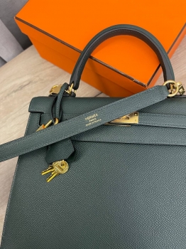 Сумка женская Kelly, 25, PHW Epsom leather Hermes Артикул BMS-134285. Вид 5