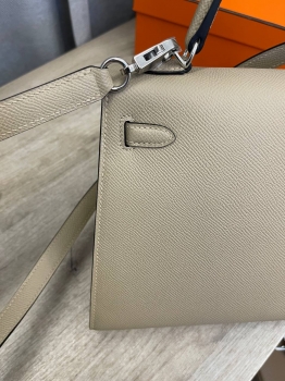 Сумка женская Kelly, 25, PHW Epsom leather Hermes Артикул BMS-134284. Вид 2