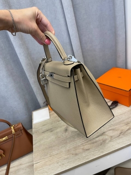 Сумка женская Kelly, 25, PHW Epsom leather Hermes Артикул BMS-134284. Вид 5
