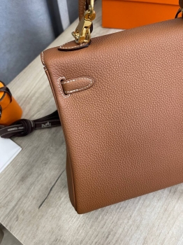 Сумка женская  Kelly 25, GHW Togo Hermes Артикул BMS-134283. Вид 4