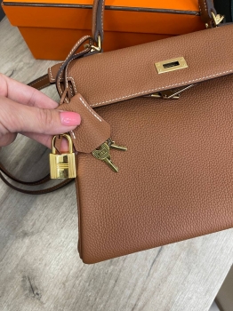 Сумка женская  Kelly 25, GHW Togo Hermes Артикул BMS-134283. Вид 5
