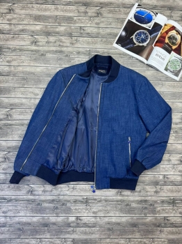Джинсовая куртка  Kiton Артикул BMS-134346. Вид 2