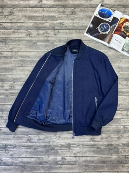 Джинсовая куртка  Kiton Артикул BMS-134344. Вид 2