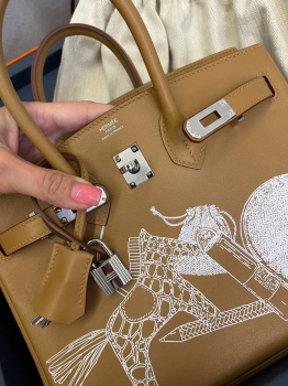 Сумка женская Birkin 25 Hermes Артикул BMS-134685. Вид 3