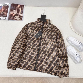 Двухсторонний пуховик Fendi Артикул BMS-134703. Вид 1