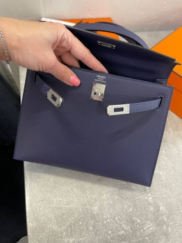Сумка женская   Kelly, 25, PHW Epsom leather Hermes Артикул BMS-135002. Вид 5