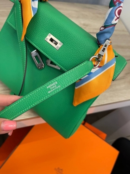 Сумка женская  Kelly, 25, PHW Togo leather Hermes Артикул BMS-135003. Вид 2