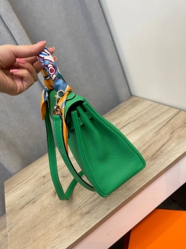 Сумка женская  Kelly, 25, PHW Togo leather Hermes Артикул BMS-135003. Вид 3