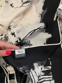 Платок 140*140 Christian Dior Артикул BMS-135057. Вид 2