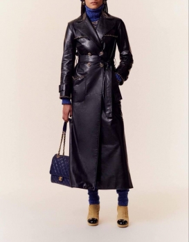 Кожаный тренч Chanel Артикул BMS-135278. Вид 1