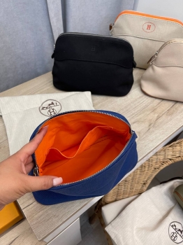 Хлопковая косметичка Bolide  Hermes Артикул BMS-135307. Вид 3