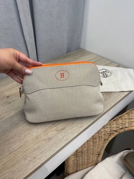 Хлопковая косметичка Bolide  Hermes Артикул BMS-135303. Вид 1