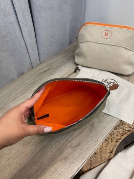 Хлопковая косметичка Bolide  Hermes Артикул BMS-135305. Вид 6