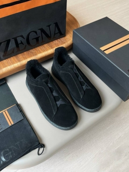 Кеды ZEGNA Артикул BMS-135655. Вид 1