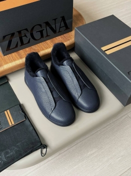 Кеды ZEGNA Артикул BMS-135650. Вид 1